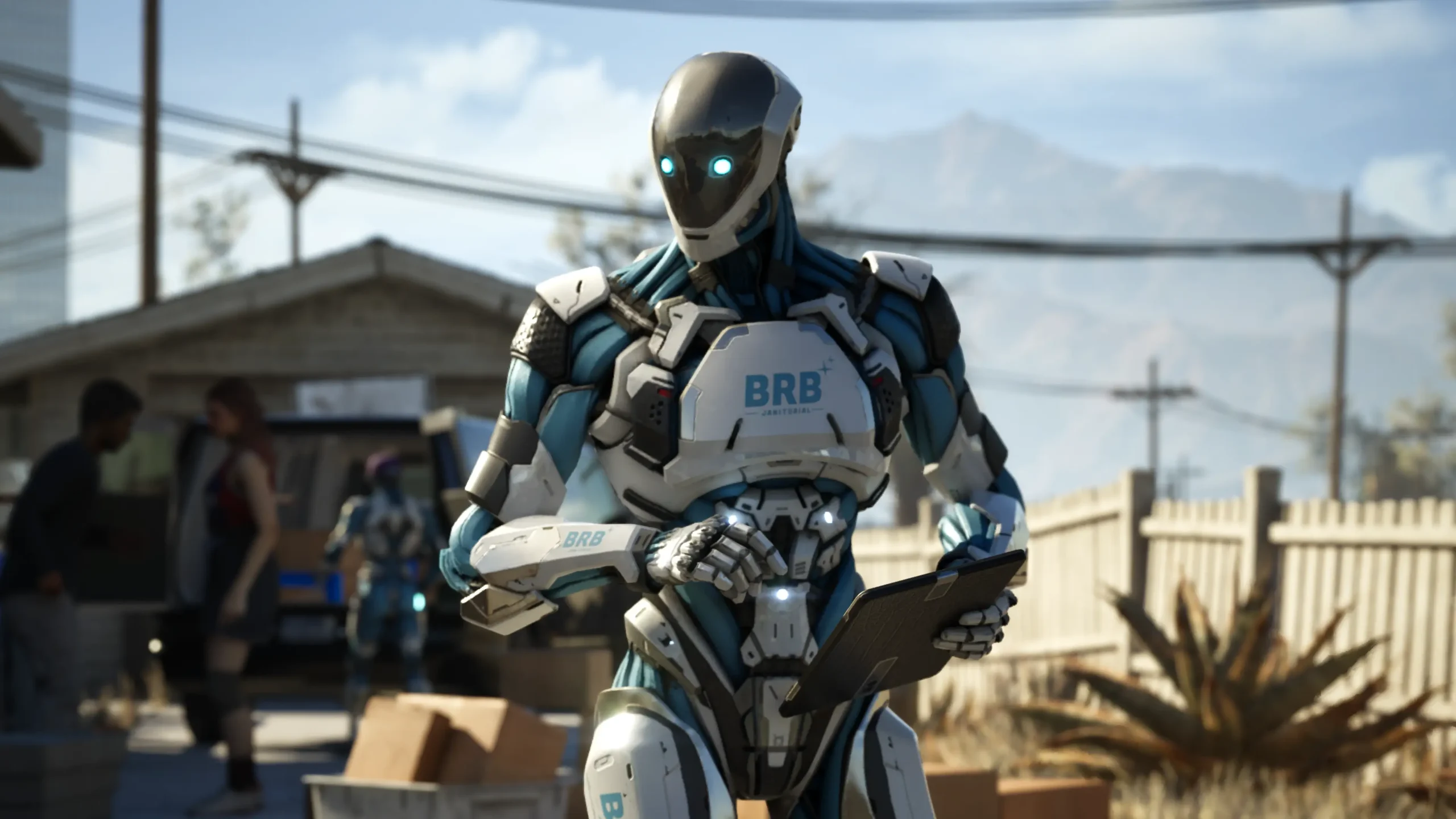 MindsEye : Robot de Redrock. MindsEye : Robot de Redrock.