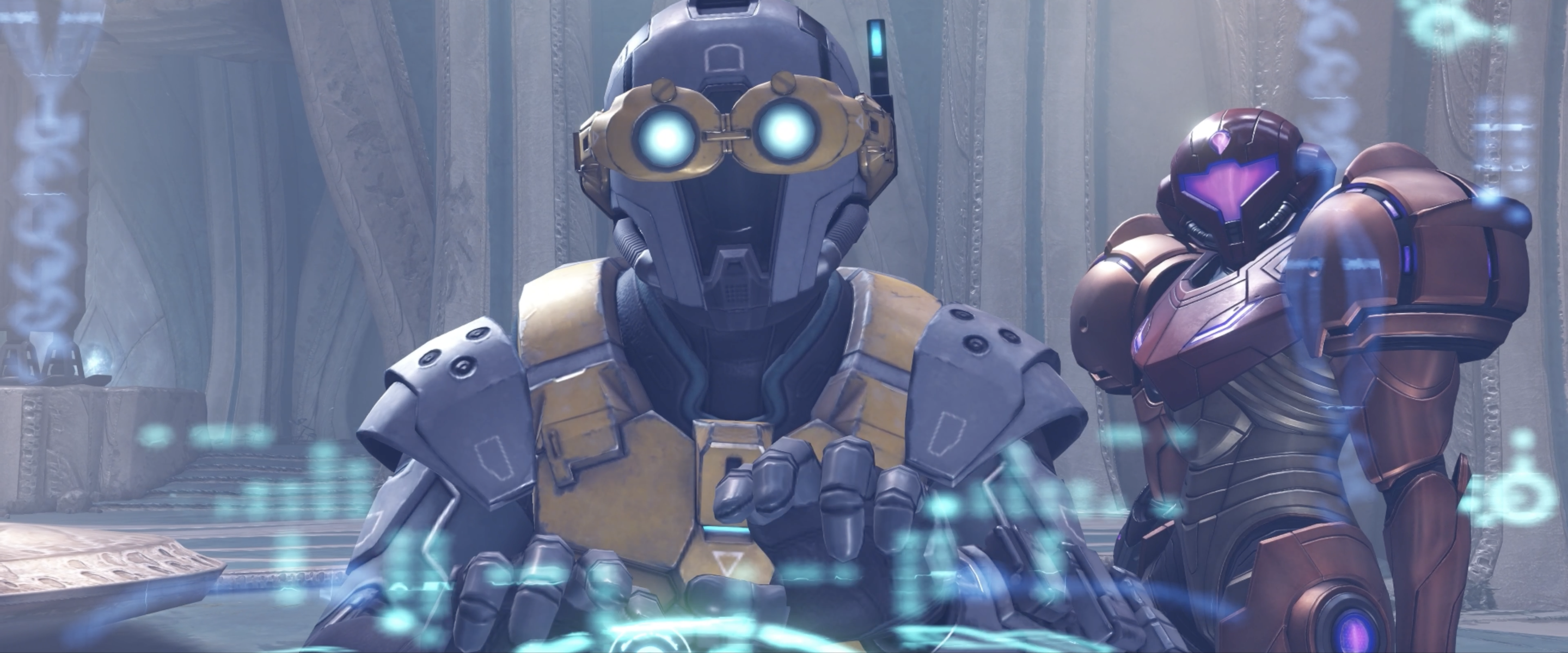 Mackenzie dans Metroid Prime 4. Mackenzie dans Metroid Prime 4.