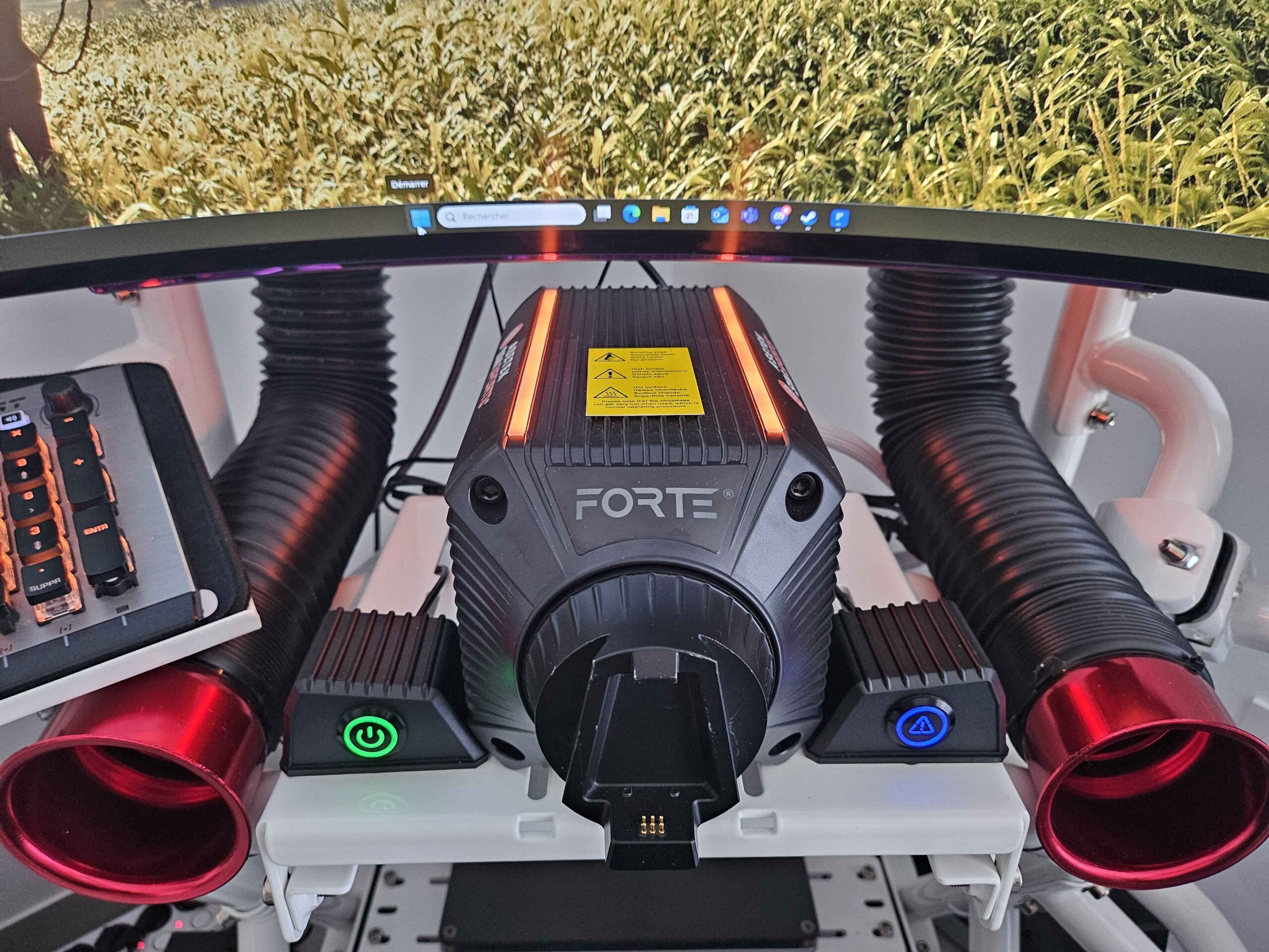 test Asetek Forte Wheelbase test Asetek Forte Wheelbase