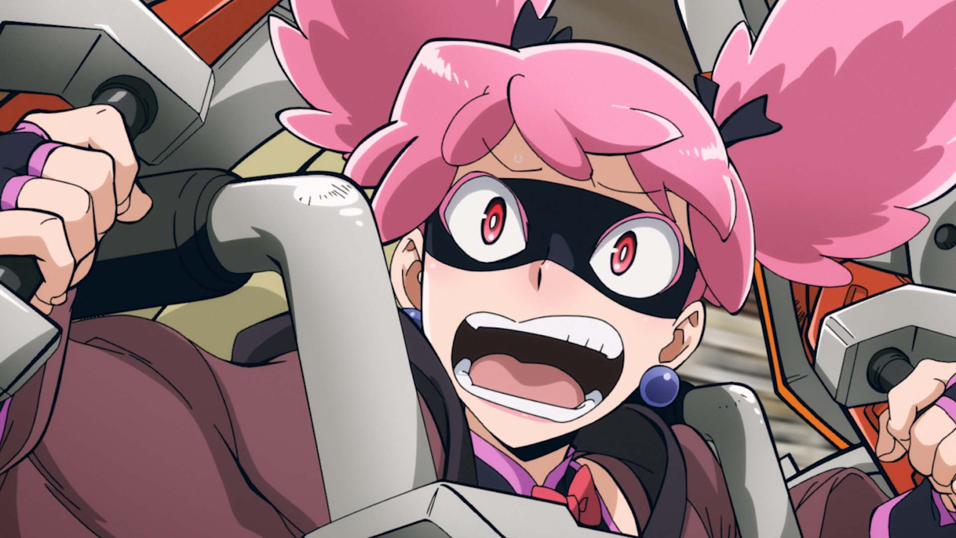 Pop Step en panique dans My Hero Academia Vigilantes.