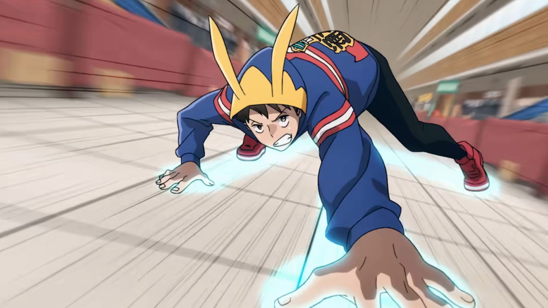 Koichi devient The Crawler dans la saison de My Hero Academia Vigilantes.