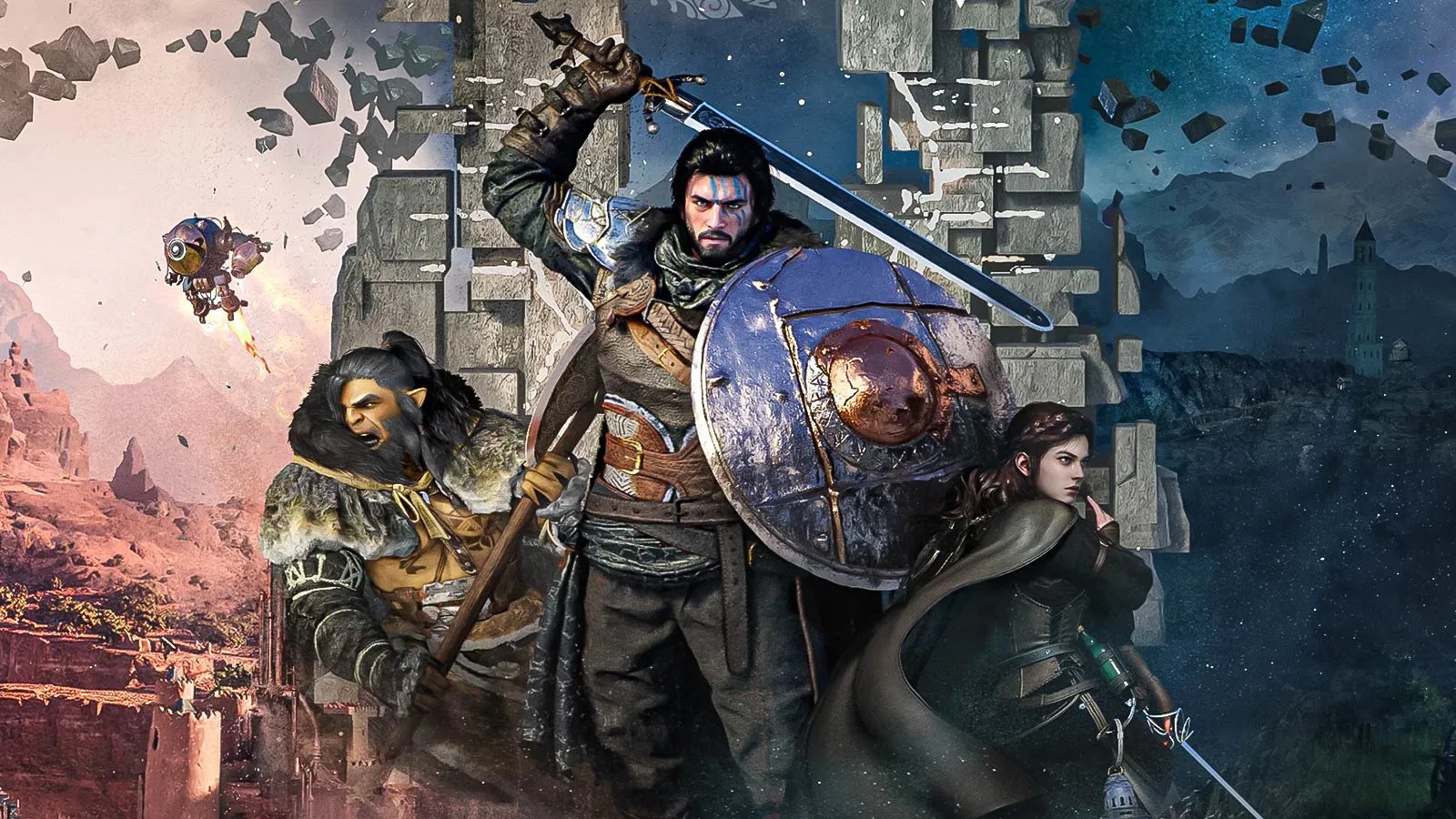 Crimson Desert Personnages Jouables Key Art