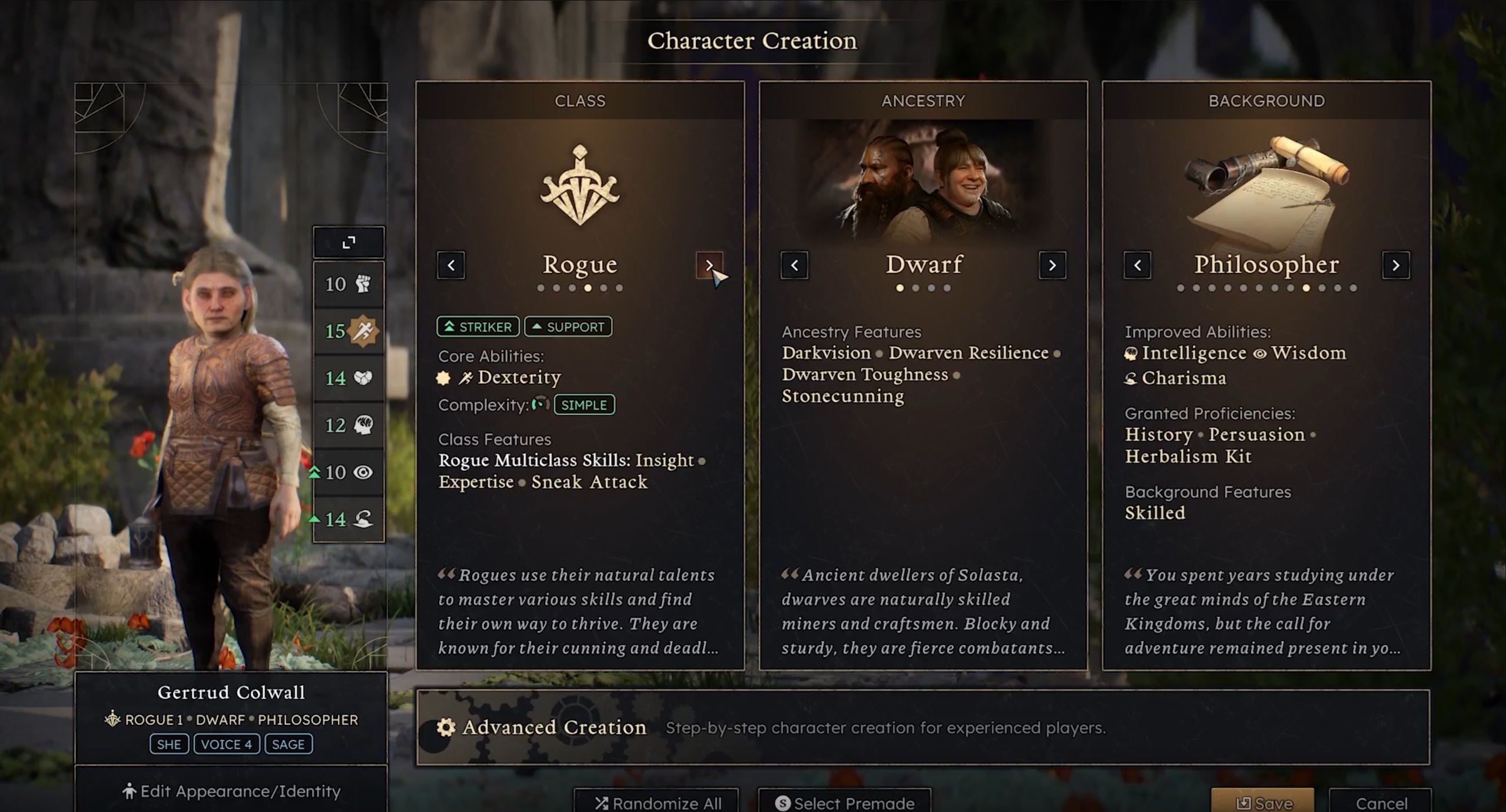 Solasta 2 Classe Creation Early Solasta 2 Classe Creation Early