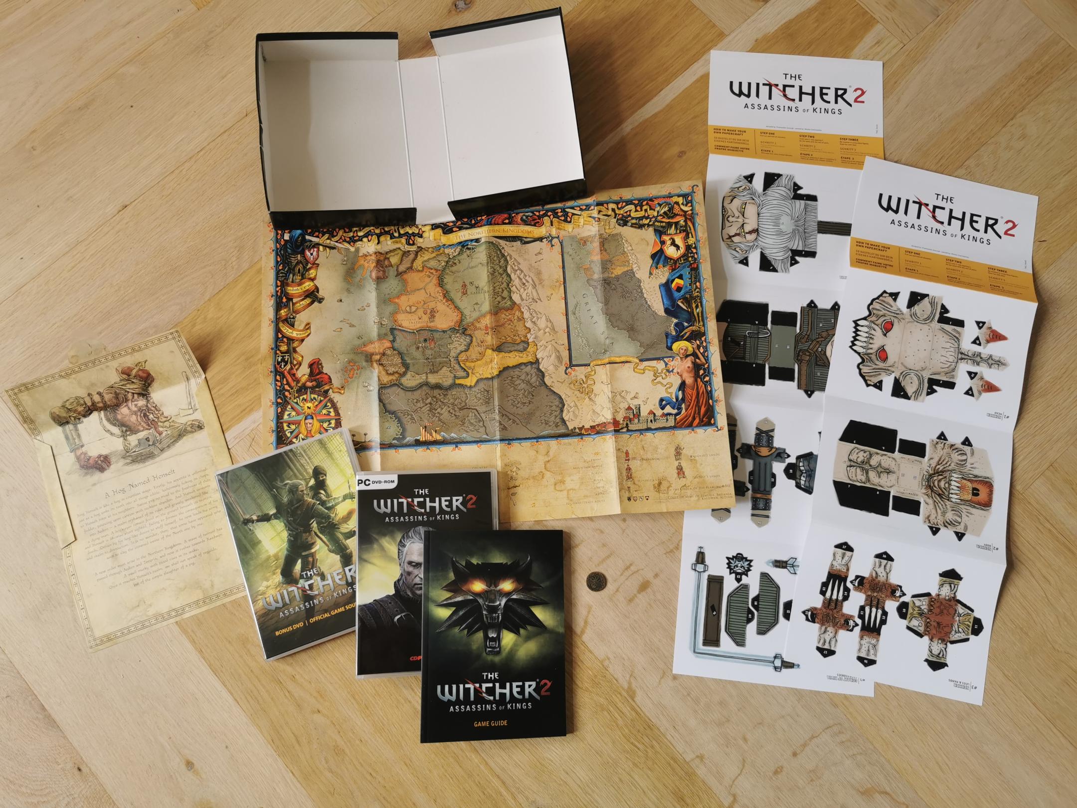 The Witcher 2 Edition Standard Contenu The Witcher 2 Edition Standard Contenu
