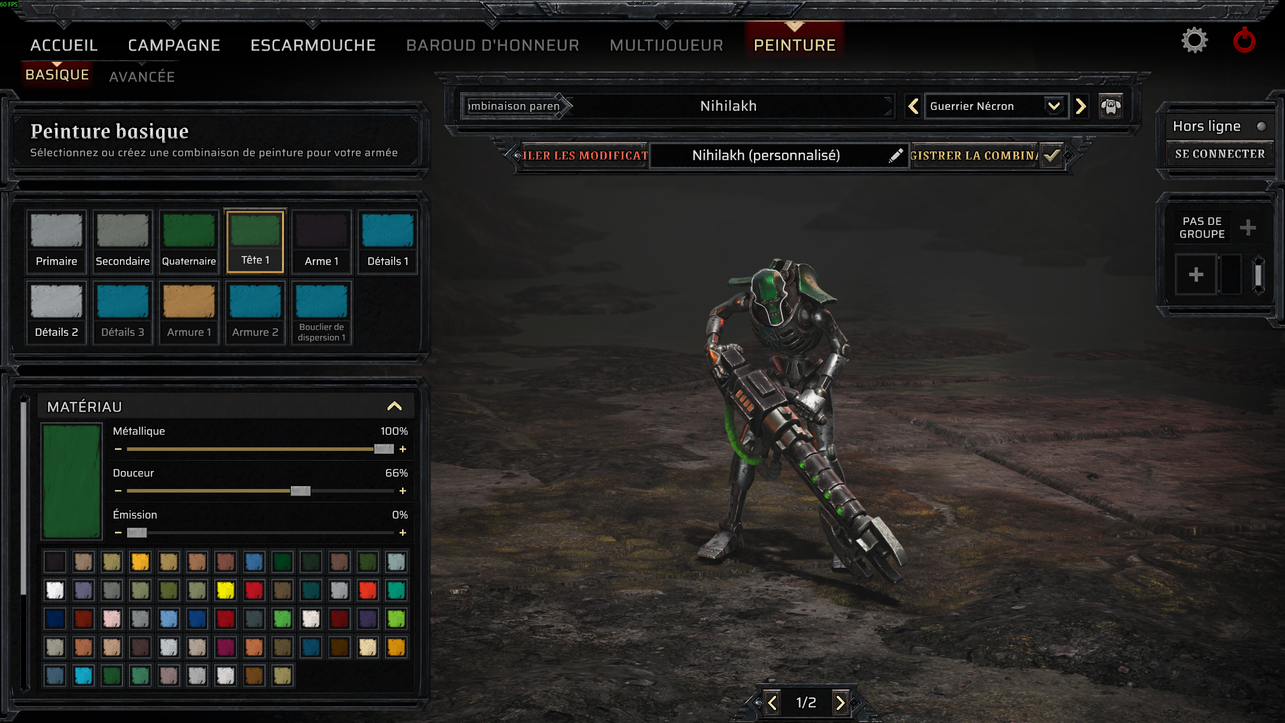 Dawn of War 4 Peinture Basique Necron Dawn of War 4 Peinture Basique Necron