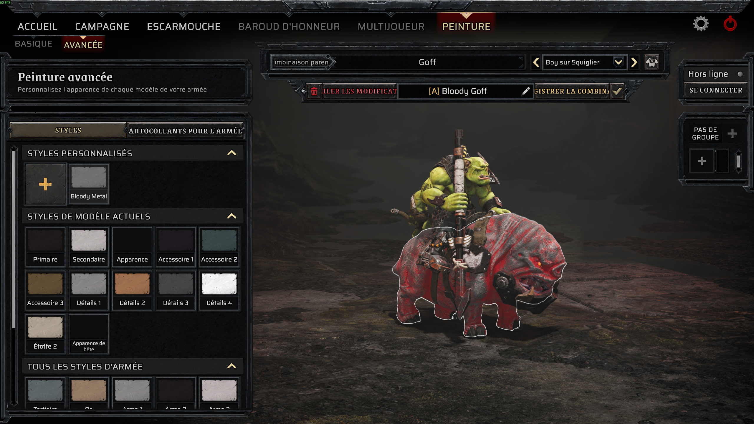 Dawn of War 4 Peinture Ork Avancée Dawn of War 4 Peinture Ork Avancée
