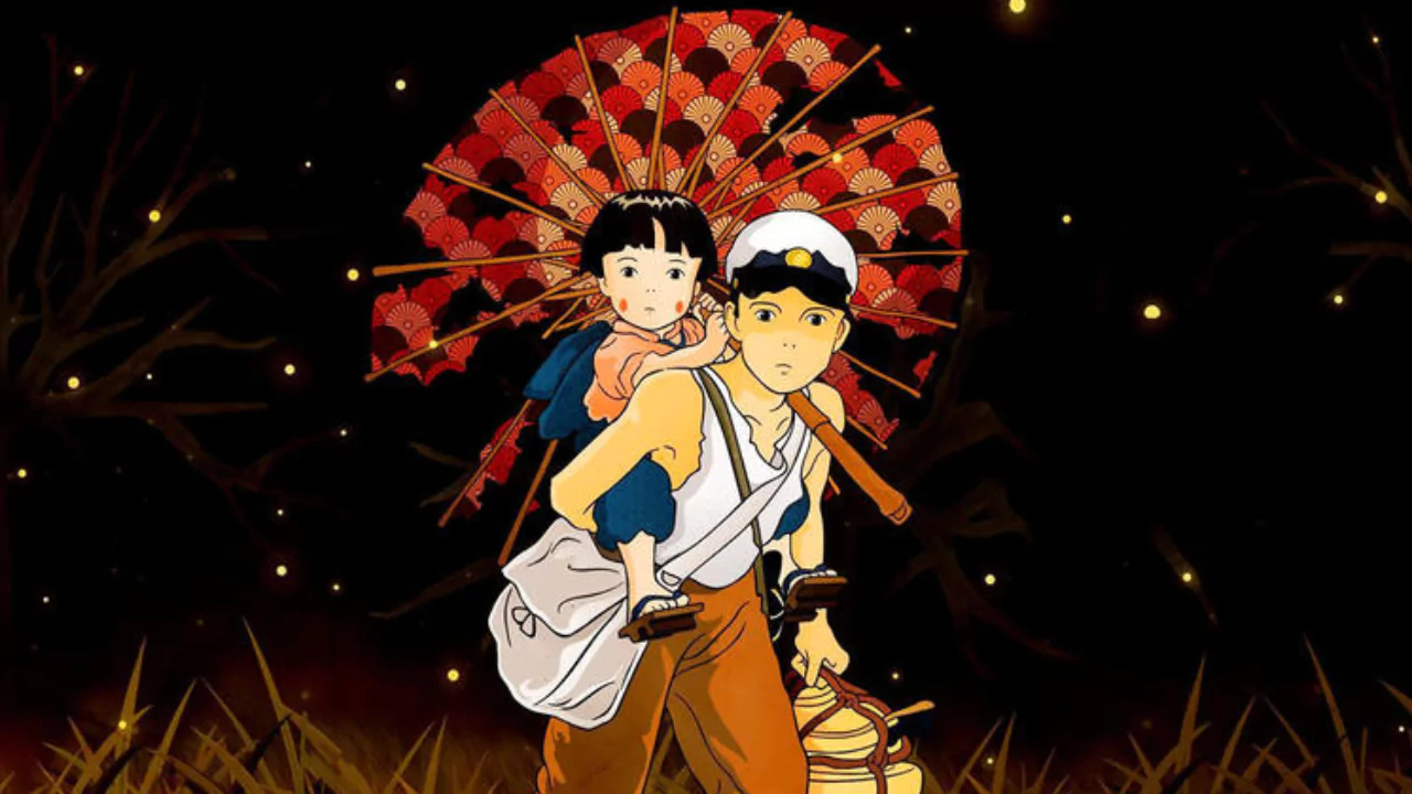 Seita et Setsuko dans le film Le Tombeau des lucioles. Seita et Setsuko dans le film Le Tombeau des lucioles.