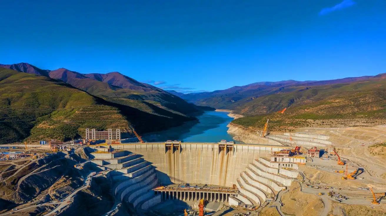 Barrage en Chine. Barrage en Chine.