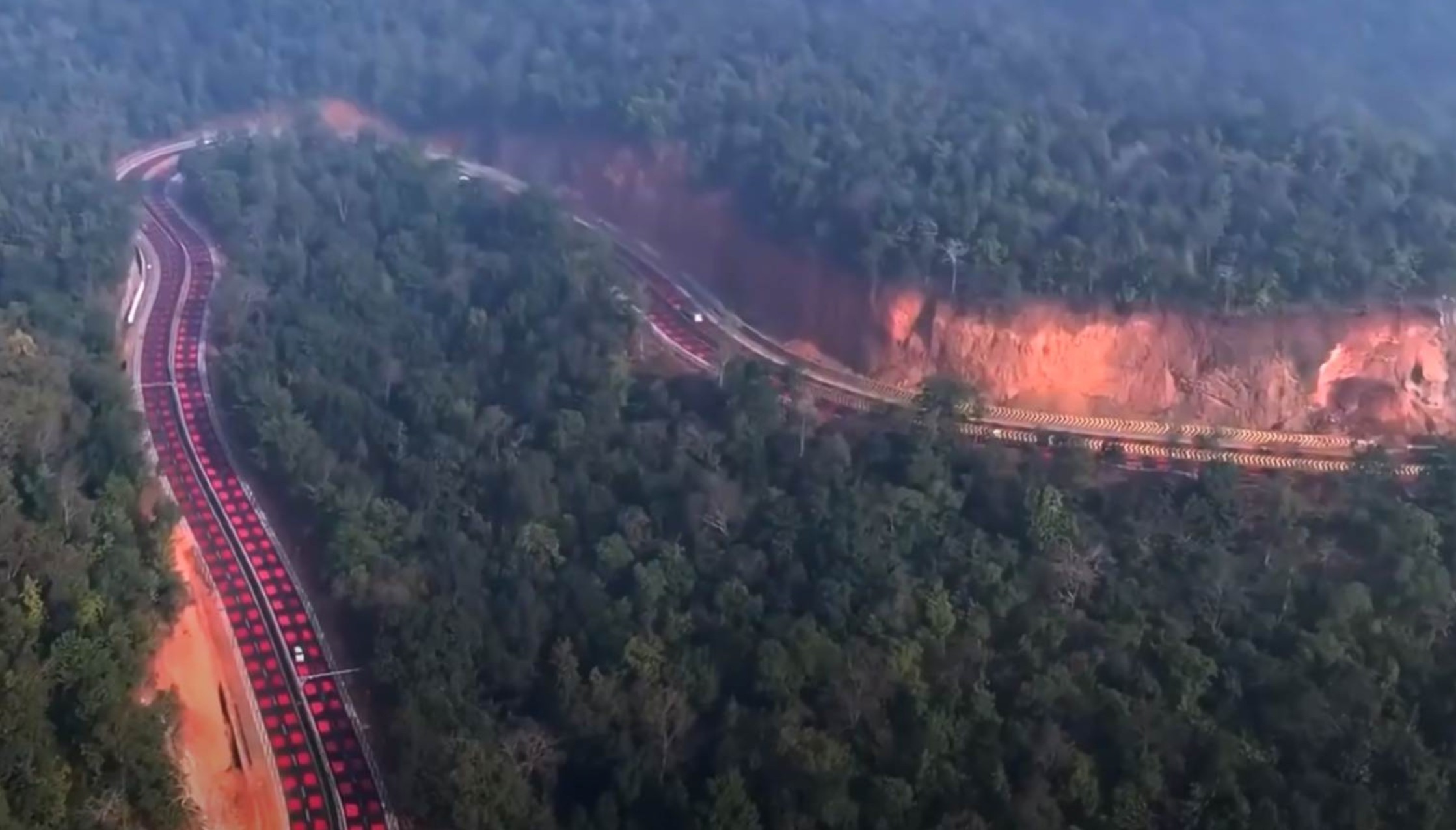 Autoroute rouge en Inde Autoroute rouge en Inde