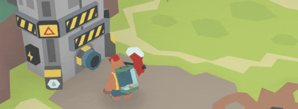 Un ours détruisant une machine empêchant l'eau de couler d'une cascade. Un ours détruisant une machine empêchant l'eau de couler d'une cascade.