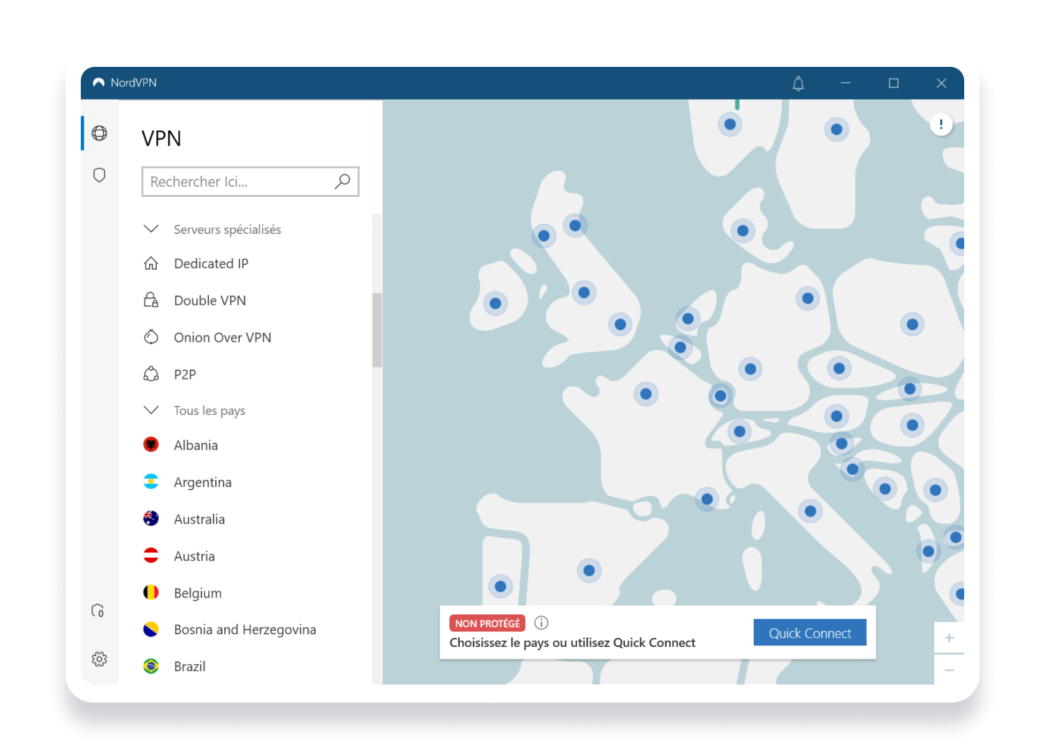 NordVPN multi serveurs NordVPN multi serveurs