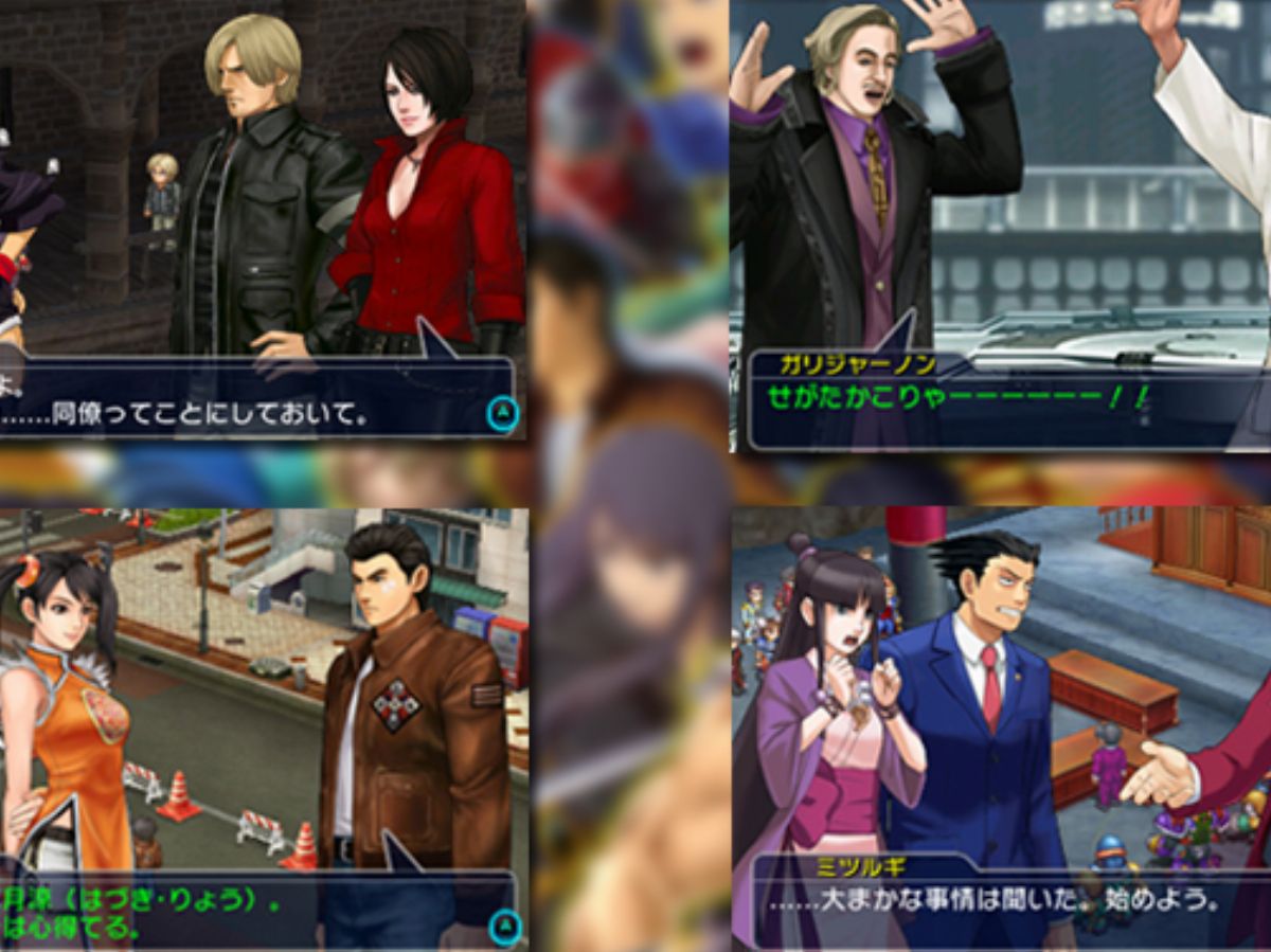 Project X Zone 2 Resident Evil Shenmue Phoenix Wright Dans 50 Nouvelles Images