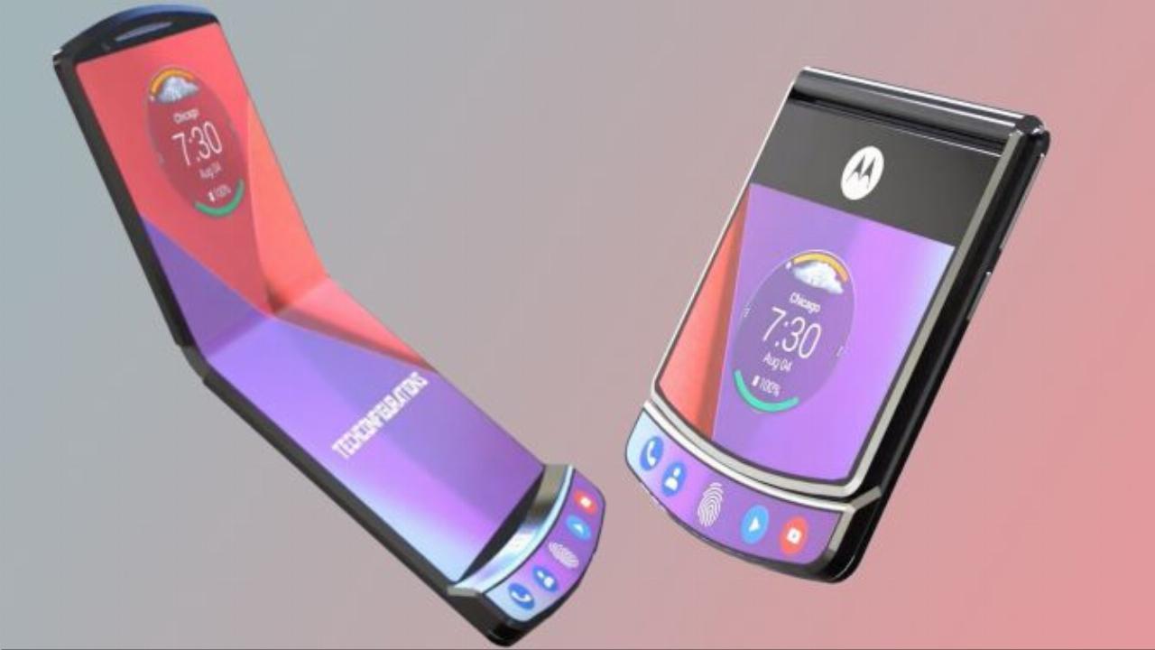 Motorola Razr Le smartphone pliant de chez Motorola a aussi quelques