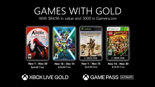 Xbox Games With Gold : Les jeux Xbox 