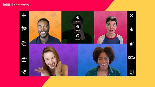 Fortnite : L'application de visioconférence Houseparty intégrée