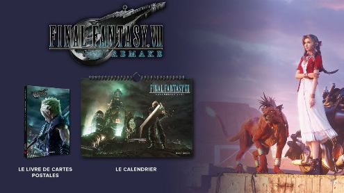 Final Fantasy 7 Remake : Calendrier et cartes postales officielles disponibles en France