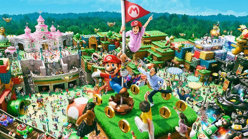 Super Nintendo Word : Le site officiel du parc ouvre, infos et photos inédites