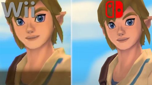 L'image du jour : Zelda Skyward Sword HD vs l'original, le comparatif graphique