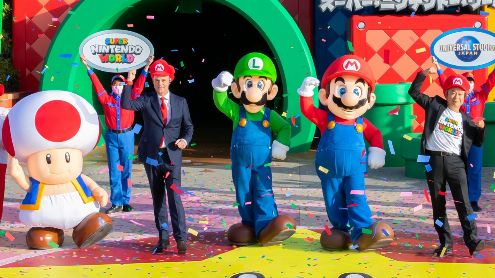 Super Nintendo World est (enfin) ouvert au public, la cérémonie d'ouverture en images