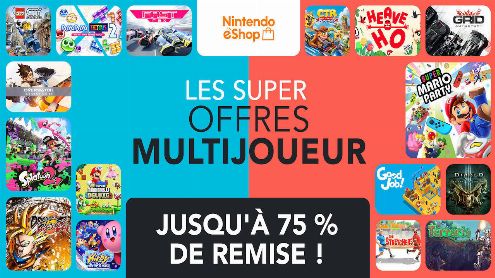 Nintendo Switch : Les Super Offres Multijoueur se lancent, jusqu'à -75% sur plus de 190 jeux