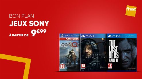 Plus de 50 jeux PS4 à prix fou sur Fnac.com ! (Stocks limités)