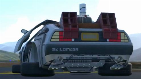 L'image du jour : La DeLorean prend son envol dans Flight Simulator