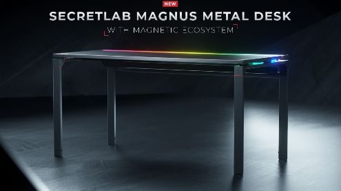 Secretlab dévoile Magnus, son bureau gaming haut en couleurs