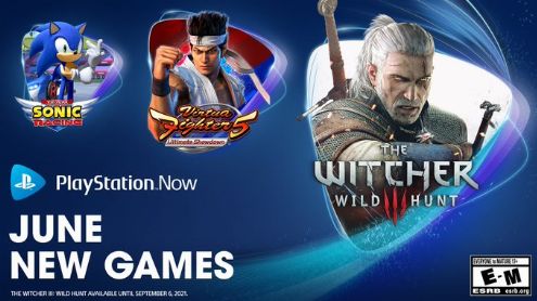 PlayStation Now : Un trio de Sonic et The Witcher 3 parmi les jeux ajoutés en juin 2021