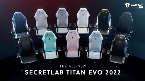 Fauteuils Gaming : SecretLab lance sa ligne Titan Evo 2022, plus confortable