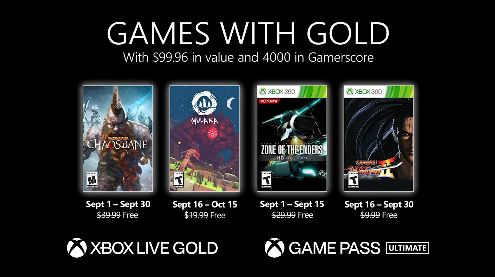 Xbox Games With Gold : Les jeux 