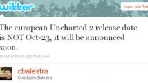 Uncharted 2 ne sortira plus le 23 octobre
