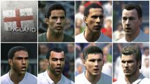 PES 2010 : modélisation de l'équipe d'Angleterre