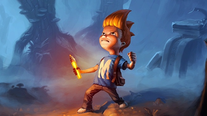 Test : Max : The Curse of Brotherhood (Xbox One)