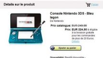 La 3DS à 225 euros sur Amazon ? C'est possible !