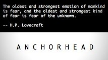 Anchorhead, un jeu indé d'aventure textuel Lovecraftien