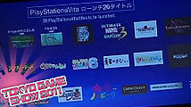 TGS > PS Vita : 26 jeux pour le lancement japonais