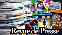 Revue de presse : Tintin, Spider-Man, Dead Rising 2, Just Dance 3...