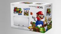 Un pack Mario 3D Land avec une 3DS blanche