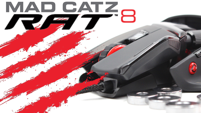 TEST de la souris Mad Catz RAT 8 : Retour aux sources