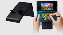 Kid Icarus livré avec un socle et compatible circle pad