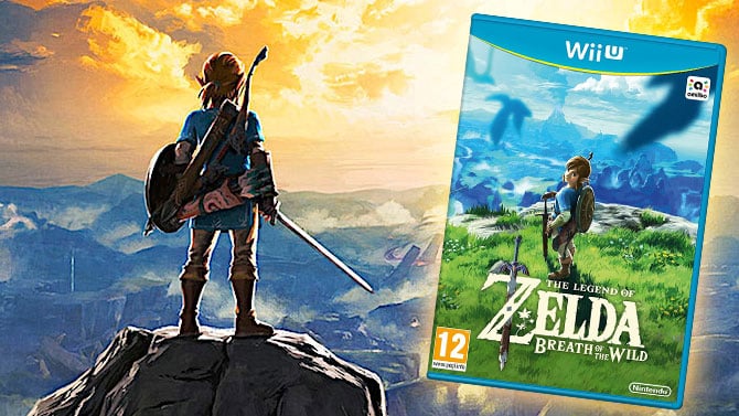 Zelda: Breath of the Wild Wii U disc art