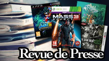 Revue de presse : Mass Effect 3, Saint Seiya, MGS3D, Wakfu