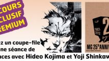 Concours Kojima / Shinkawa : gagnez votre dédicace