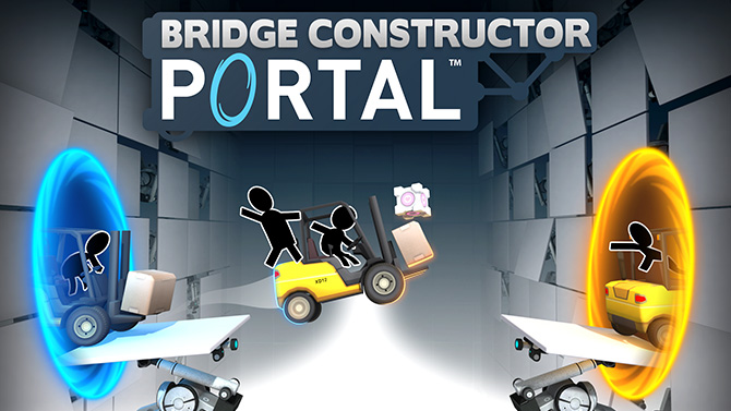 TEST de Bridge Constructor Portal Switch : Le pont d'or entre deux séries