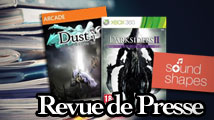 Revue de presse : Darksiders II, Dust, Sound Shapes