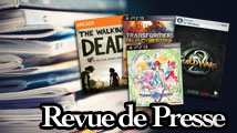 Revue de presse : Guild Wars 2, Transformers, Tales of Graces, Walking Dead