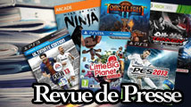 Revue de presse : FIFA, PES, Torchlight II, LBP Vita, Mark of the Ninja