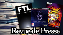 Revue de presse : Resident Evil 6, Hell Yeah !, FTL