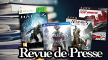 Revue de presse : Assassin's Creed, Halo 4, Need for Speed