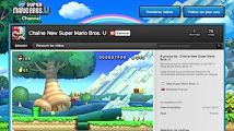 New Super Mario Bros. U : la chaîne YouTube disponible